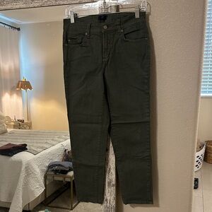 NYDJ Women's Ankle & Cropped Jeans in Olive Green